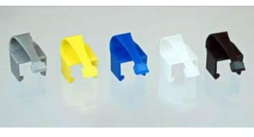 RJCLIP - Solución de conector RJ45 roto (5 piezas en colores negro, plateado, azul, amarillo y transparente)