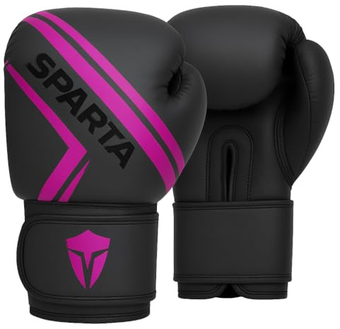 Boxing Gloves for Training, Muay Thai, Sparring, Kickboxing, Fighting, Focus Pads, Punch Bag Mitts, Martial Arts, Workout Gloves, | 6oz, 8oz, 10oz, 12oz, 14oz, 16oz | Men & Women (Purple, 12oz)