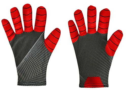 Rubie's Erwachsene Marvel 3 Spider-Man Kostüm Handschuhe Zubehör, Far from Home, Einheitsgröße, Weit weg von zu Hause, One size