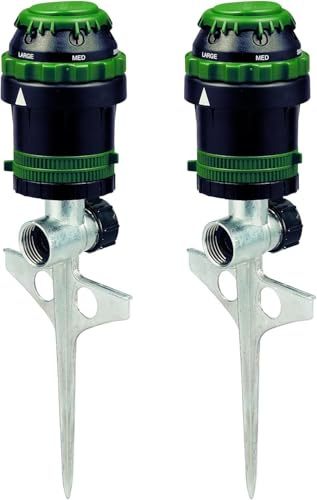 Orbit 58573N Arroseur Engrenages H2O-6, Spike B 58573, Vert, Lot de 2
