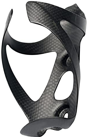 Pomrone Carbon Fiber Bottle Cage - Schwarz - Kohlestofffaser - Fahrrad Flaschenhalter - Cup Halter - Ultraleicht - Max Durchmesser: 73mm/2.87in - Gewicht: Ca. 19g