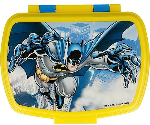 ILS I LOVE SHOPPING Matlåda Snackbox Sminklåda Smörgåslåda för barn (för BATMAN)