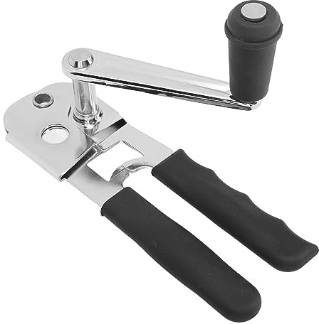 PenRux Ouvre-boîte Manuel Ergonomique Antidérapant Portable Acier Inoxydable 7,3 X 2,2 Pouces