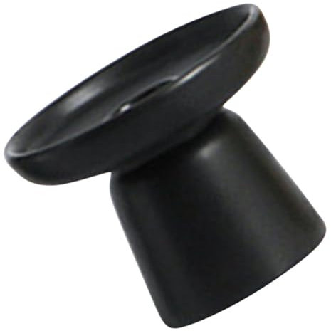 Cabilock Porta Incienso De Varillas De Aromaterapia Cerámico Negro, Quemador De Varitas De Incienso De Madera, Soporte Decorativo para Escritorio, Accesorio para Meditación y Relajación,