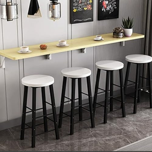 Wandklapptisch Wandklapptisch Schmaler und langer Esstisch für den Haushalt Der Wandklapptisch ist bequem und praktisch. Wandmontierter Klapptisch Multi-Szenario-Anwendung(White maple,70*30cm/27.5*11.