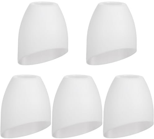 Housoutil Hufeiser Weiss -lampenschirm Weiße Kunststoff-lampenschirme 5 Stück Ersatz-lampenschirme Für Stehlampen Kronleuchter Pendelleuchte Wandleuchter Tischlampe Fass Abdeckung Kunststoff Rund