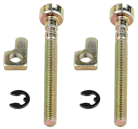 2Pcs Chain Tensioner Adjuster Screw Motorcycle Chain Tension Tools for H137 P350 Chainsaws