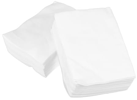 Healvian Papier De Tatouage Jetable 50 Pièces Tissu Non Tissé Pour Nettoyage Du Visage Et Maquillage Permanent Lingettes Absorbantes Pour Body Art 12.50 X 9.00 Cm