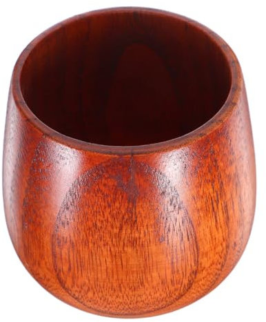 Zerodeko Elegant Japanese Style Heat Insulation Wooden Cup Sake Coffee Tea Beer Wine Water Mug