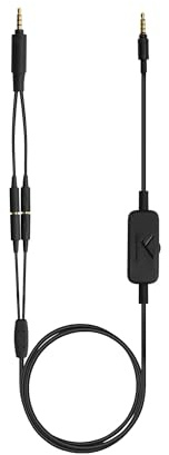 beyerdynamic Original‑Ersatzteil Kombikabel mit Controller 2,4 m für MMX 300 PRO und 330 PRO, Headset Kabel schwarz, präzise Signalübertragung und Passform