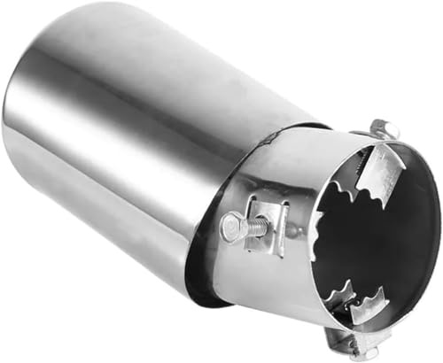 Car Tailpipe Accessories Exhaust Tip 1 Pcs Car Styling Universal Rear Round Stainless Steel Auto Muffler Tail Pipe Tailpipe Trim