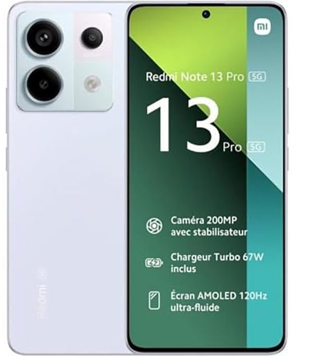 Redmi Note 13 Pro 5G Aurora Purple 12GB RAM 512GB ROM (Reacondicionado)