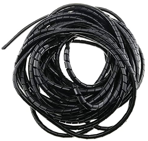 1 Stück flexibler Spiralkabel-Organizer-Schlauch - 4 mm x 4 m - Langlebige Kabelmanagementlösung for mehrere Kabel