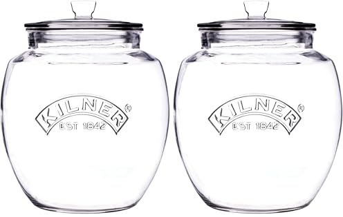 Kilner Bocal de conservation universel 2 l (Lot de 2)