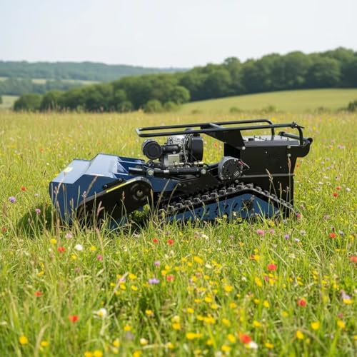 Tondeuse à gazon télécommandée pour collines et terrains accidentés