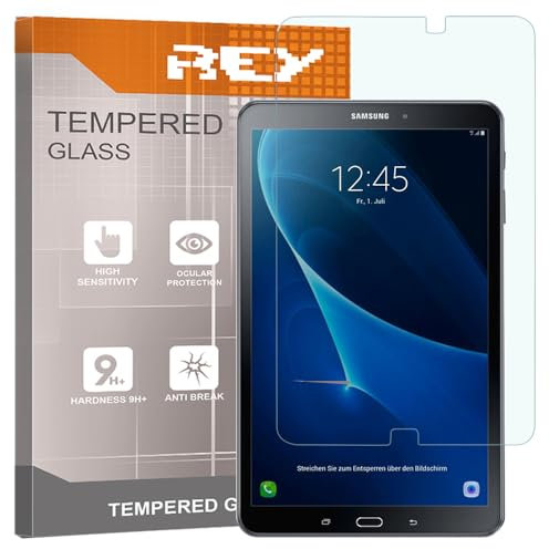 REY ELECTRÓNICA Pellicola salvaschermo per Samsung Galaxy Tab A6 T580 2016 10.1 - Tab A T-585, Vetro temperato, di qualità Premium