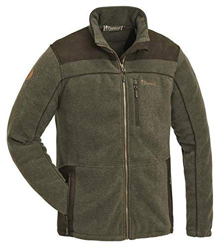 Pinewood PRESTWICK EXKLUSIV Fleece Jacke Winter Jagd Angeln Freizeit Outdoor Fleece Jacke, Grün, XL