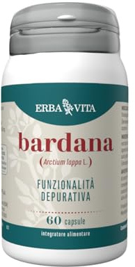 ERBA VITA Integratore Alimentare di Bardana - 60 Capsule - Utile alla depurazione dell'organismo