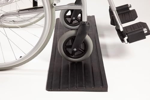 The Ramp People Gummi Schwellenrampe 4mm - 70mm (28mm (100x28x2,8cm LBH)) Türschwellenrampe Gummirampe