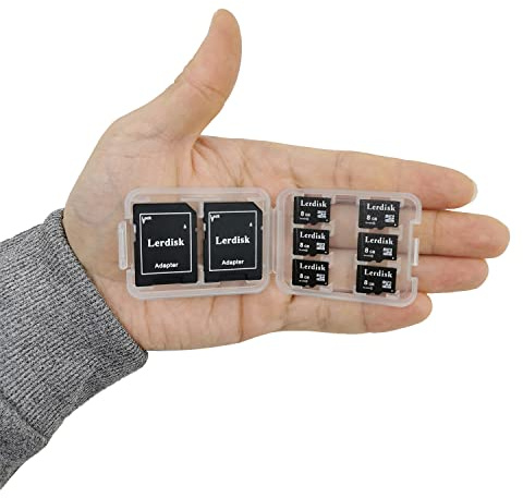 Lerdisk Prezzo all'ingrosso 6-Pack Micro SD Card 8GB U1 Classe 10 UHS-I MicroSDHC con adattatore SD Prodotto dal Gruppo 3C Licenza autorizzata