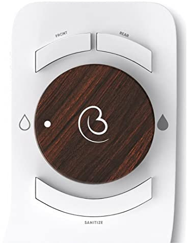 BossBidet REVOLUTION – Fixation bidet pour toilettes, nettoyage en 1,3 secondes, design esthétique, pulvérisateur de bidet, non électrique, double buse, lavage féminin, autonettoyant. (chêne italien)