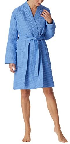 Schiesser Damen, Bademantel, Blau_178411, M