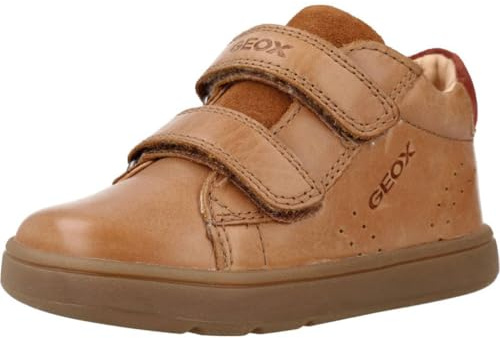 Geox Baby pojkar B Biglia Boy D sneakers, konjak, 18 EU