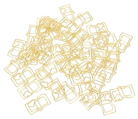 HERCHR Kleine Büroklammern, Buchform, Büroklammern, 50 Stück, Tragbare Büroklammern, Einzigartige Form, rutschfest, Starke Klemmkraft, Wiederverwendbar, Für Schule, Büro, Familie