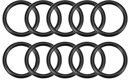 TA-VIGOR 10Pcs Nitrile Rubber O-Rings, 45mm OD 37mm ID 4mm Width Rubber Washers Spacer O-Rings Gasket kit, Metric Sealing Gasket for Hose, Faucet, Automotive, Plumbing
