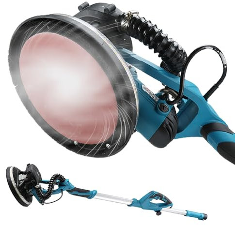 Eastnmythet Levigatrice per muri telescopica da 1800 W, Levigatrice per muri Portatile, Levigatrice per muri per pareti dipinte, Levigatrice a velocità Regolabile 220 V,with Sandpaper