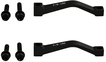 Flylin 2 Stück Fahrrad Scheibenbremsadapter, Post Mount 180mm Scheibenbremsadapter Konverter mit Schrauben, Scheibenbremse Adapter Fahrrad Scheibenbremsen Zubehör für MTB-Mountainbike-Fahrrad