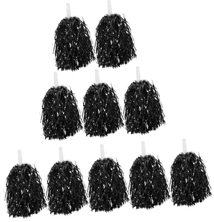 PHENOFICE 10stücke Handheld Pompoms Jubeln Requisiten Jubeln Pompom Requisiten Aus Pet Und Abs Für Sport Veranstaltungen