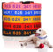 Personalized Dog Collar, Custom Embroidered Pet Name and Phone Number, Adjustable 5 Sizes XS Small Medium Large XL, Quick Release Snap Buckle Dog Collar,Red