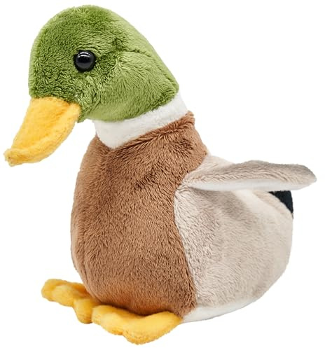 Uni-Toys - Ente (ohne Stimme) - 16 cm (Länge) - Plüsch-Vogel - Plüschtier, Kuscheltier