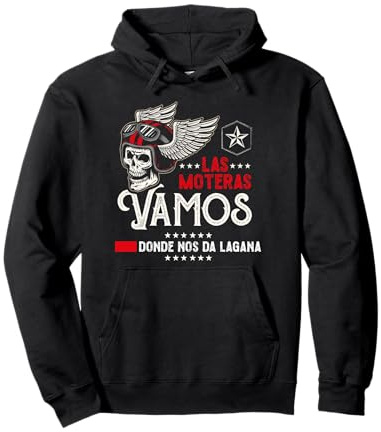 divirtida Chica motera Motorista mujer Motoristas Moto Sudadera con Capucha