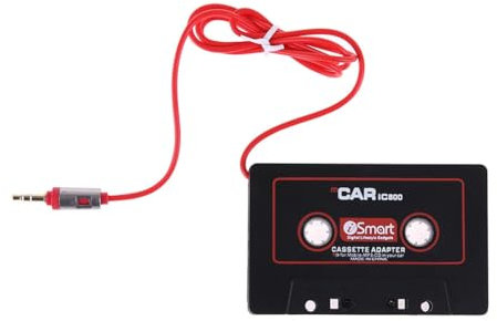 Sirxlevcy Car Cassette Tape Adapter MP3 MP4 Player Converter 3.5mm Jack Plug for Phone AUX Cable Car CD Player