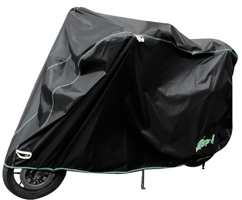 Fahrradabdeckung Wasserdicht 210D Oxford-Gewebe Fahrradgarage Wetterfest 200x110x70cm Bike Cover Waterproof Outdoor mit Elastischer Kordelzug Unten Schlüsselloch für Lagerhallen Gärten