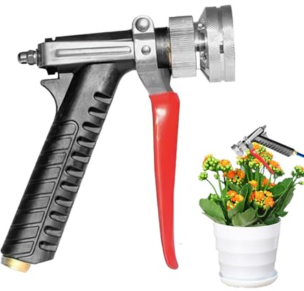 High Pressure Nozzle - Pressure Nozzle for Garden Hose,Hose Quick Connect Non Slip Handle Sprayer Extension 2 Modes Adjustable Connector for Car Outdoor Vehicle Patio Yard House Garden