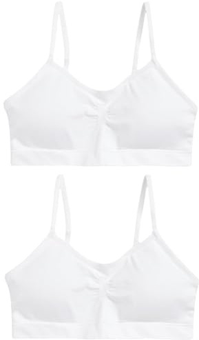 NEXT Mädchen Nahtlose Kurz-Trägertops im 2er-Pack