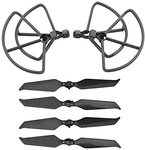 Vexilon 8743F Kohlefaser-Propeller, 4-teiliger Propellerschutz, geräuscharmer Blattschutz for DJI, Mavic 2 Pro Zoom Drohnenzubehör Drohnensicherheitszubehör