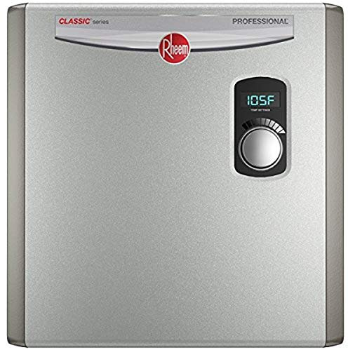 Rheem 240V 3 Heating Chambers RTEX-27 Residential Tankless Water Heater, GRAY