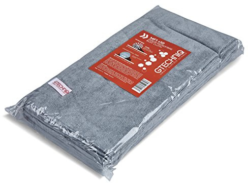 Gtechniq MF1 ZeroR - Paño de Microfibra para Eliminar residuos, aplicador de sellador, Limpiador de Brillo, 300 g/m², Alto Contenido de Poliamida, Gamuza Suave al Tacto