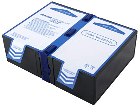 AVACOM Ava-RBC124 Ersatzbatterie für APC: RBC124. Akku für USV - Besteht aus dem Long Brand Premium-Akkus. passend für BR1200GI/ BR1500GI und andere