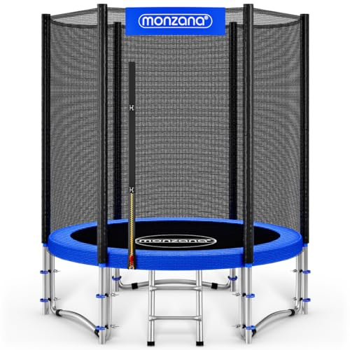 MONZANA® Trampolino da Giardino Ø183cm Tappeto Elastico Rete Sicurezza