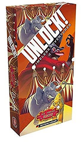 Asmodee, Unlock! – Die Noside-Show, Immersives Familienspiel, Deutsch
