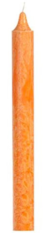Eubiona Stabkerze 22x210 - Stearin orange (orange, 2 Stück)