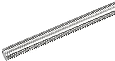 sourcing map Vollgewindestab M10 x 400 mm 1,5 mm Gewindesteigung 304 Edelstahl Rechtshänder Gewindestangen Bar Bolzen