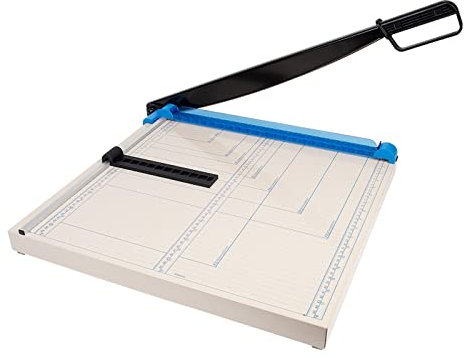 XAMIO Metall A3 Papierschneider, Guillotin Schneidemaschine Papier Hebelschneider 12-Blatt-Kapazität, Für Cut Laminierung Blatt/Fotos/Leder