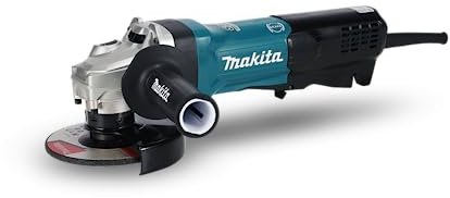 Makita GA5093X01 Winkelschleifer 125 mm, 1900 W, mit Bremse, Paddelschalter und Elektronik