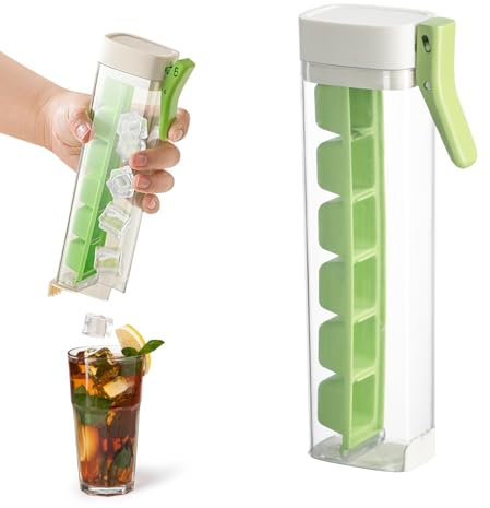 Moule à glaçons - Pressez avec une main sur le bac à glace - Facile à retirer et à retirer - Bac à glaçons - Bac à glaçons avec couvercle